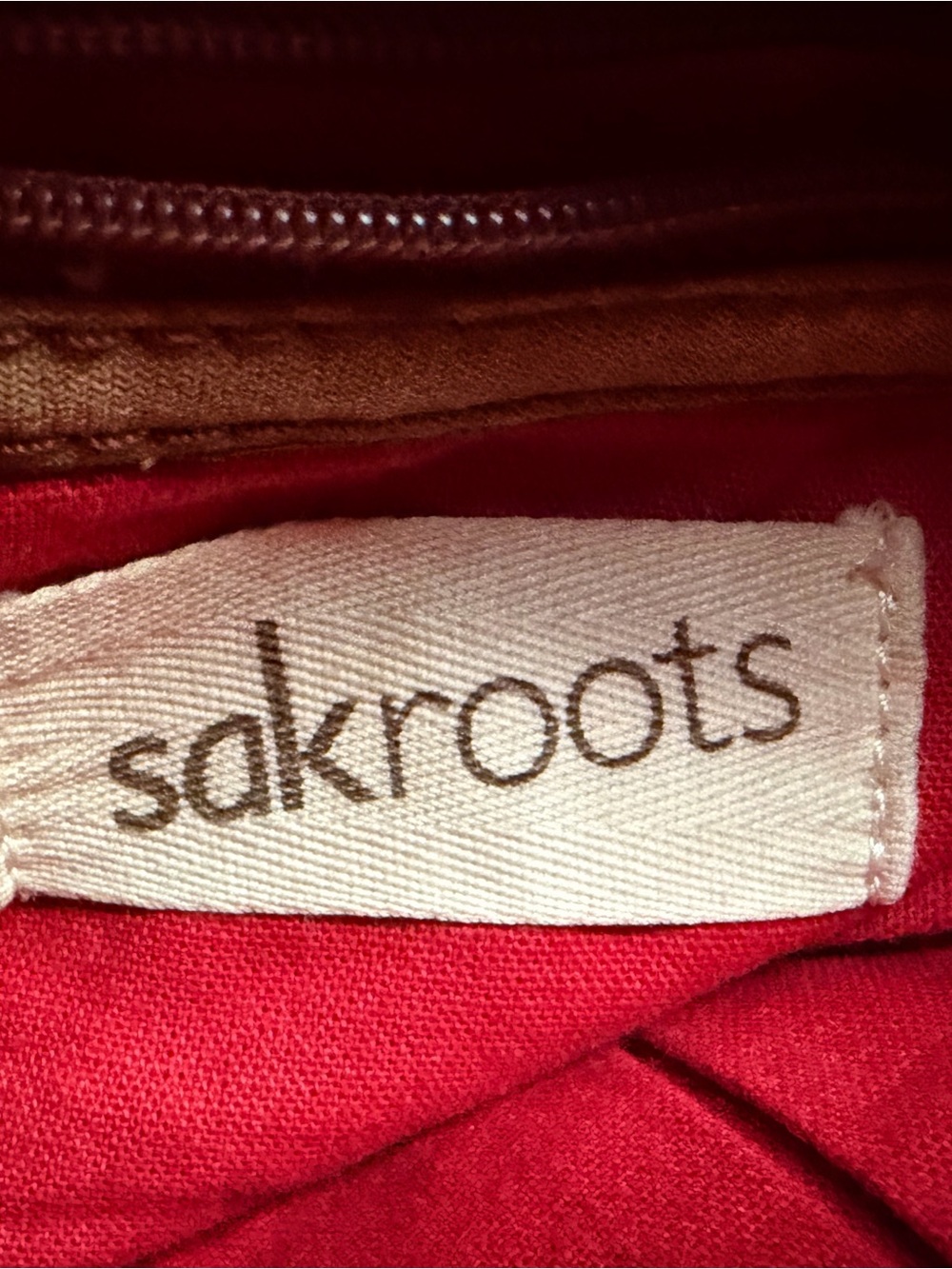 Sakroots Multicolor Floral Crossbody Bag with Red Strap - Picture 3 of 3